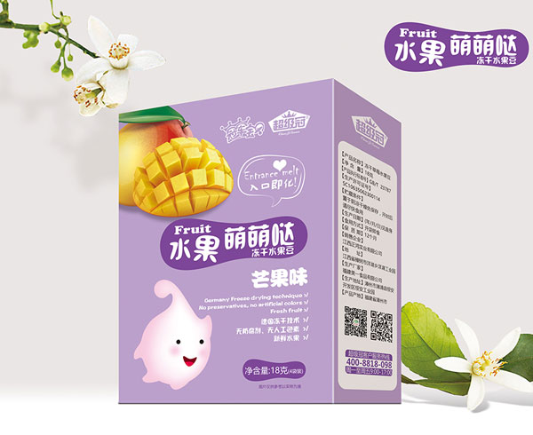 冠軍寶貝超級(jí)冠凍干水果奶豆(芒果)