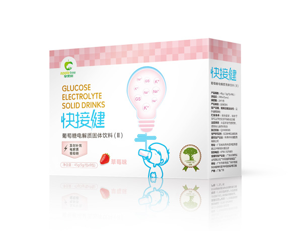 蘋果樹快接健葡萄糖電解質(zhì)固體飲料