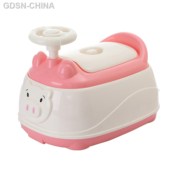 青蛙嘟迪豬豬俠座便器粉色