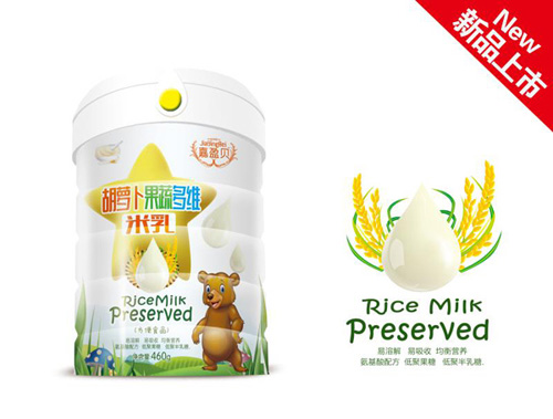 嘉盈貝胡蘿卜果蔬多維米乳