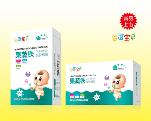 谷香寶貝果蔬鐵凝膠糖果