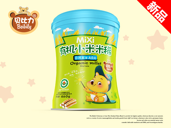 貝比力有機小米米稀-DHA+ARA聽裝