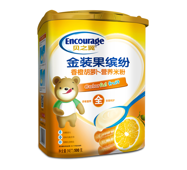 貝之翼金裝果繽紛-香橙胡蘿卜營(yíng)養(yǎng)米粉聽(tīng)裝