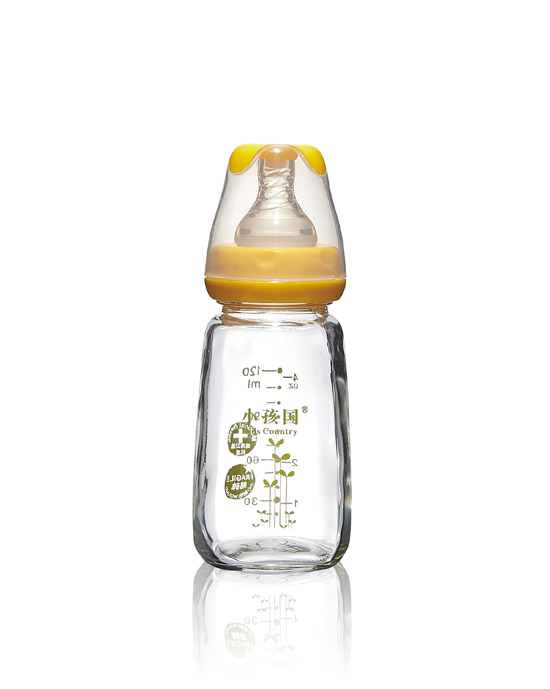 小孩國(guó)初生標(biāo)口玻璃奶瓶黃色120ML.jpg 小孩國(guó)初生標(biāo)口玻璃奶瓶黃色120ML.jpg
