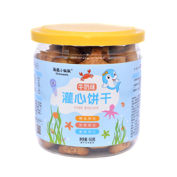 海底小縱隊灌心餅干牛奶味