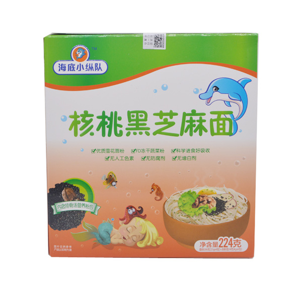 海底小縱隊核桃黑芝麻面