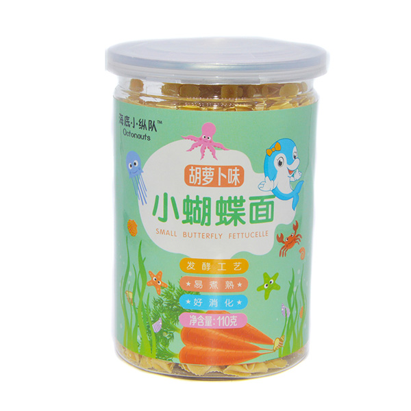 海底小縱隊小蝴蝶面胡蘿卜味新品罐裝