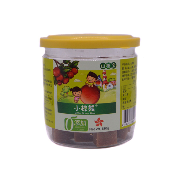 小棕熊山楂寶180g易拉罐