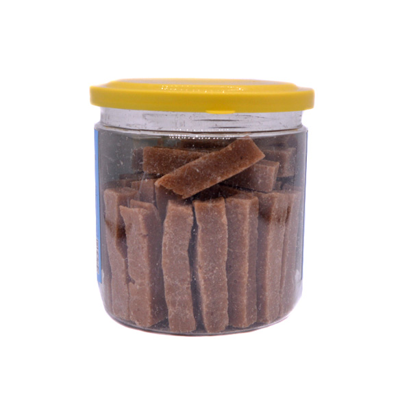 小棕熊山楂條180g易拉罐背面