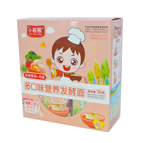 小棕熊多口味營(yíng)養(yǎng)發(fā)酵面多維果蔬+雞蛋216g