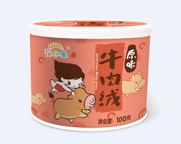 花小魚(yú)牛肉絨原味圓罐裝
