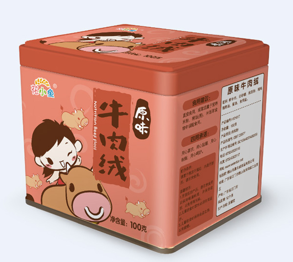 花小魚(yú)牛肉絨原味方罐裝