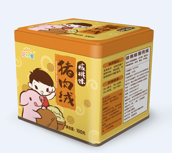 花小魚(yú)豬肉絨核桃味方罐裝