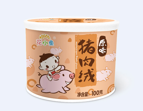 花小魚(yú)豬肉絨原味圓罐裝