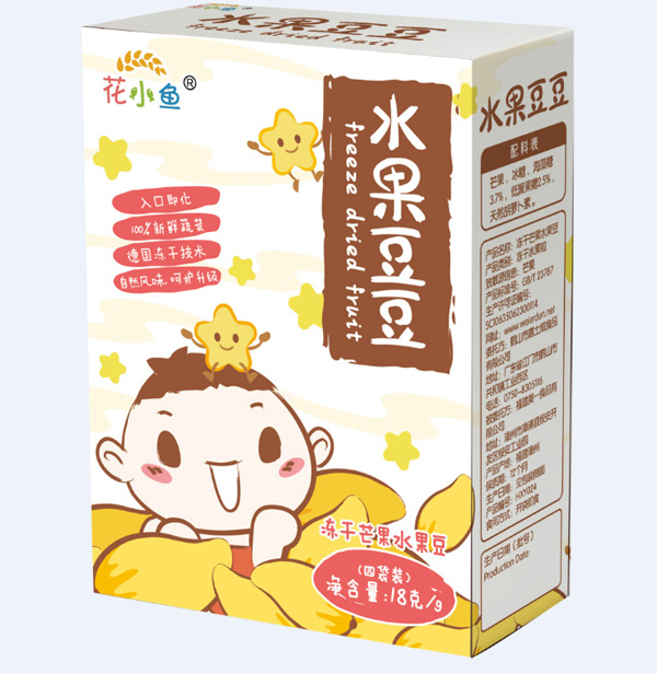 花小魚水果豆豆-芒果味