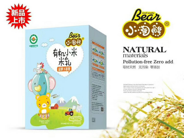 小淘熊有機小米米乳-胡蘿卜排骨盒裝