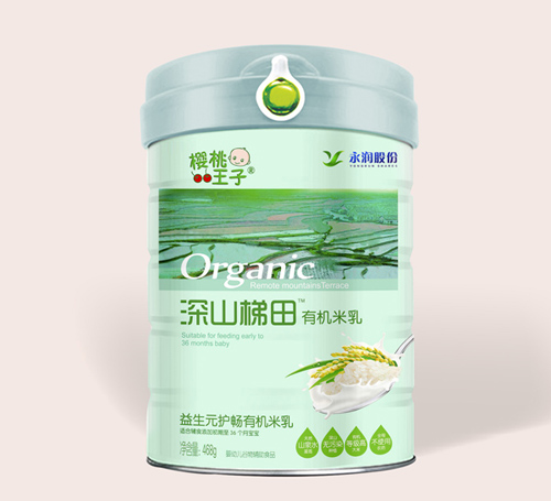 櫻桃王子深山梯田益生元護(hù)暢有機(jī)米乳