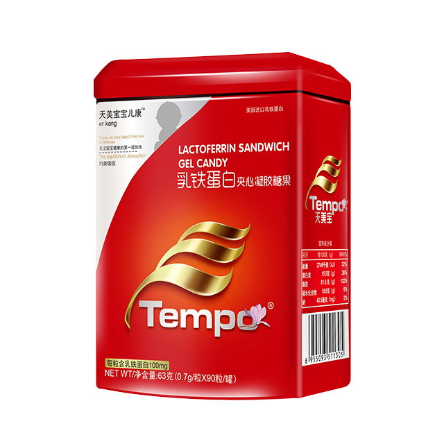 天美寶 乳鐵蛋白 夾心凝膠糖果