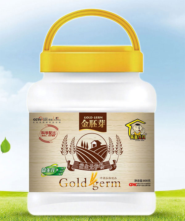 英皇貝貝益生元護暢金胚芽米粉