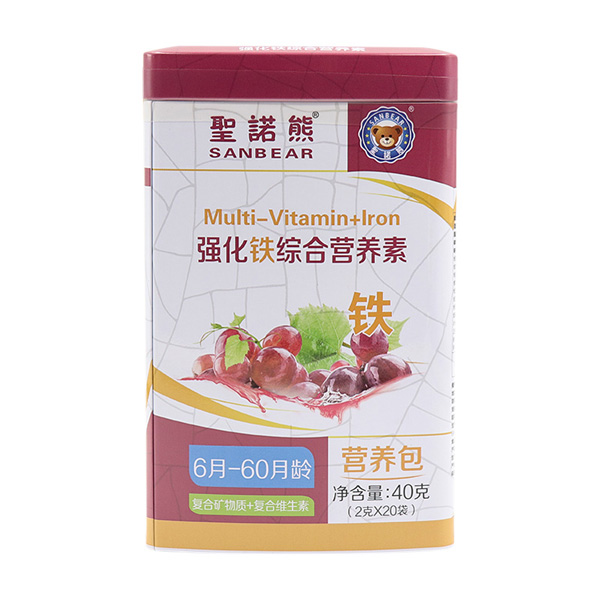 圣諾熊強(qiáng)化鐵綜合營(yíng)養(yǎng)素20袋