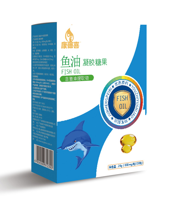 康蓓喜魚油凝膠糖果側(cè)面