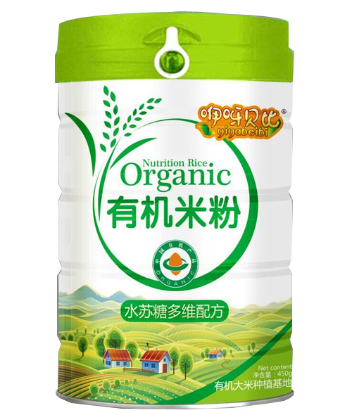 咿呀貝比水蘇糖多維配方有機(jī)米粉