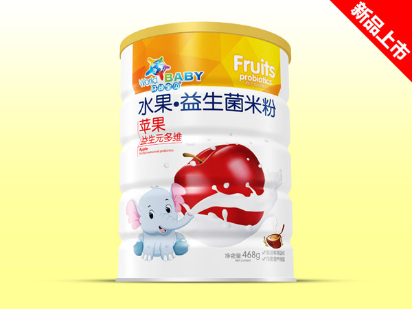 環(huán)球寶貝水果益生菌米粉-蘋果益生元多維