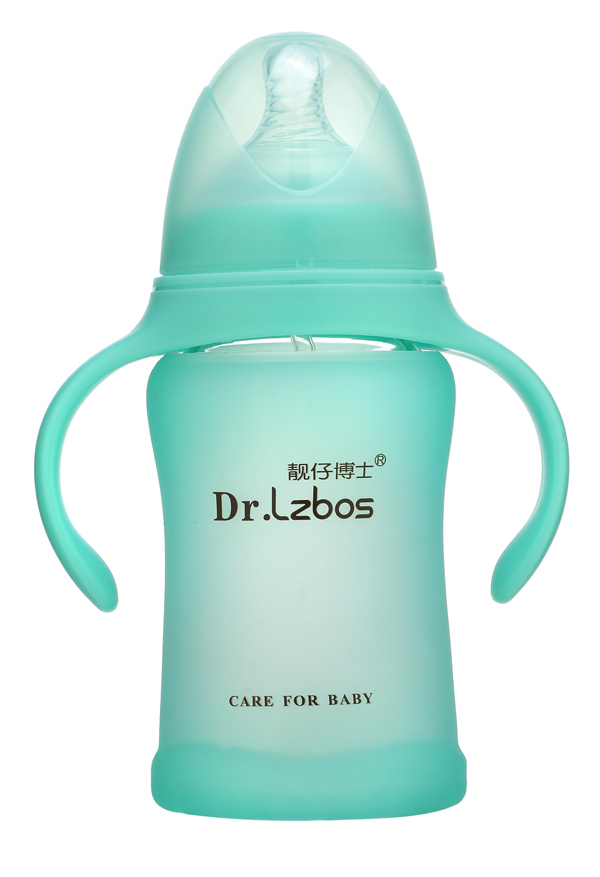 靚仔博士感溫玻璃奶瓶 藍(lán)色