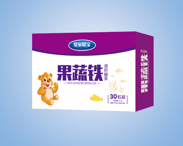 皇家聰寶果蔬鐵凝膠糖果