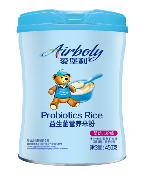 愛(ài)堡利嬰幼兒護(hù)暢益生菌營(yíng)養(yǎng)米粉