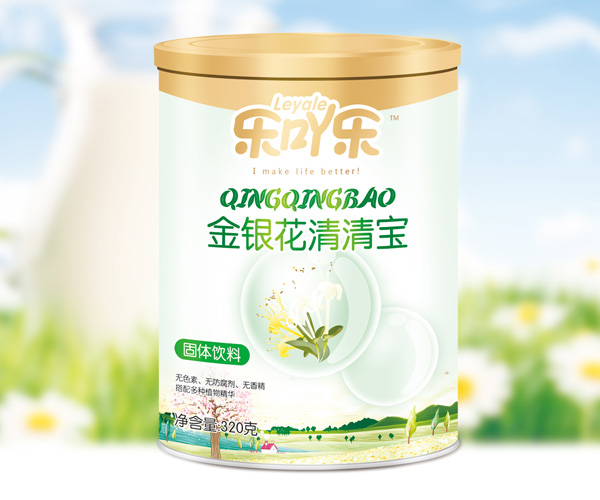 樂(lè)吖樂(lè)金銀花清清寶罐裝