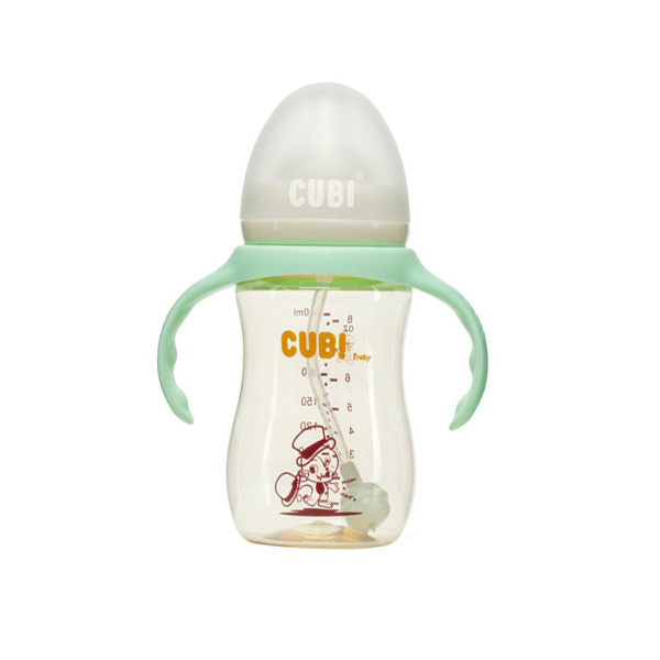 CUBI時(shí)尚系列PPSU清新綠奶瓶240ML