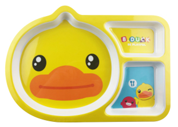 小黃鴨三格抗菌套裝黃色 餐盤(pán).jpg 小黃鴨三格抗菌套裝黃色 餐盤(pán).jpg