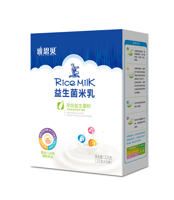 雅恩貝益生菌米乳 盒裝