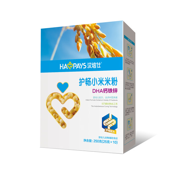 漢培仕護暢小米米粉-DHA鐵鋅鈣盒裝