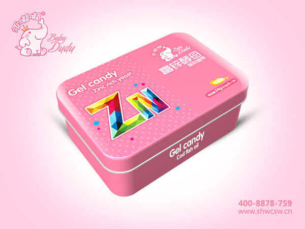 乖嘟嘟富鋅酵母凝膠糖果鐵聽