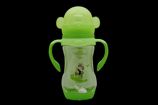 貝臣260ml寬口PPSU帶底帶手柄自動(dòng)吸奶瓶