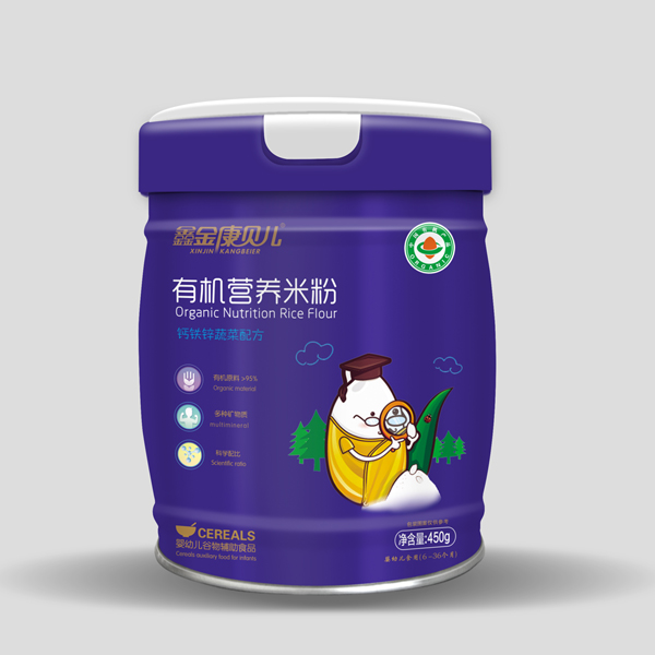 鑫金康貝爾有機(jī)營(yíng)養(yǎng)米粉-鈣鐵鋅蔬菜配方