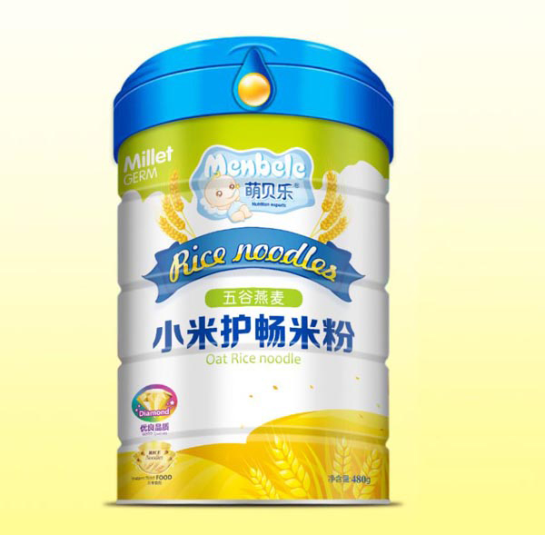 萌貝樂(lè)小米護(hù)暢米粉-五谷燕麥 聽裝