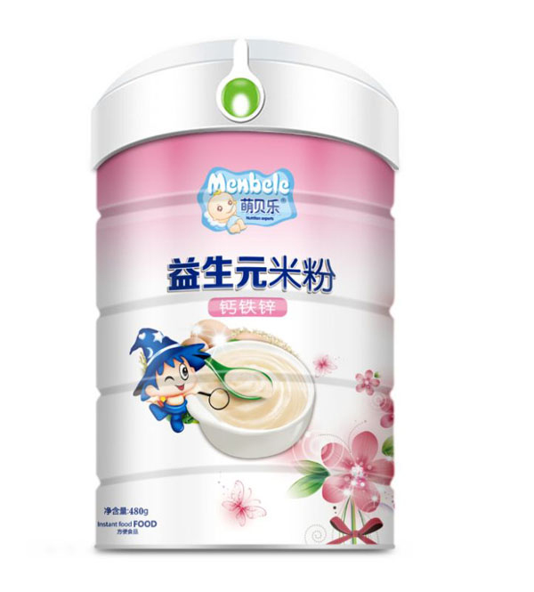 萌貝樂(lè)益生元米粉-鈣鐵鋅 聽裝