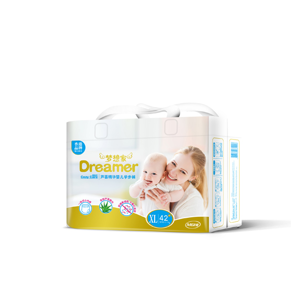 柔非凡夢(mèng)想家蘆薈精華嬰兒學(xué)步褲XL42