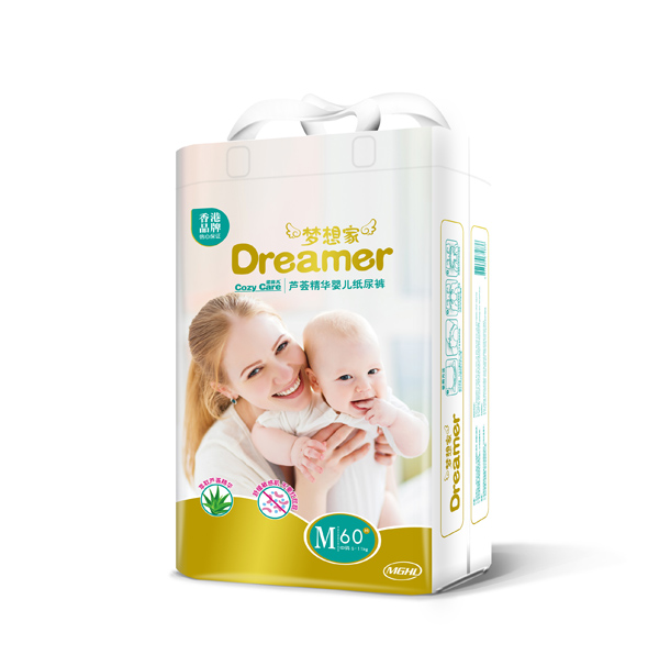 柔非凡夢(mèng)想家蘆薈精華嬰兒紙尿褲M60