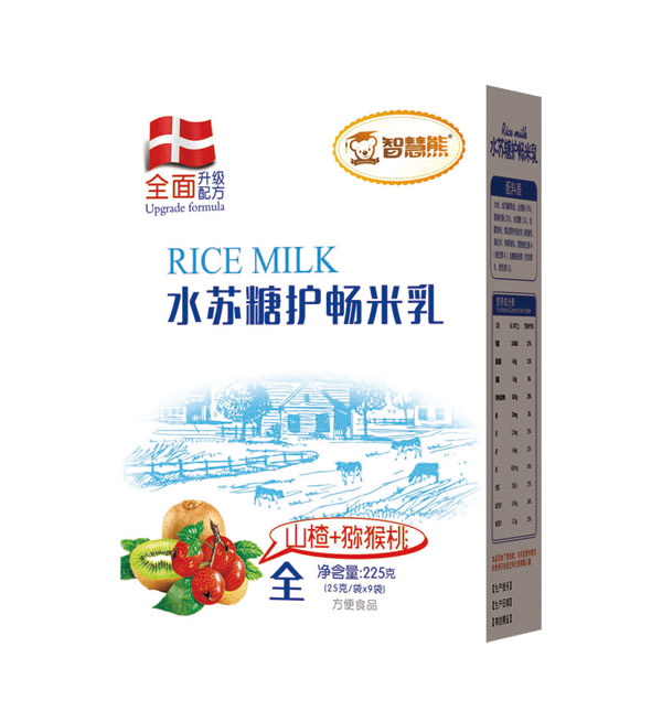 智慧熊水蘇糖護(hù)暢米乳-山楂+獼猴桃盒裝