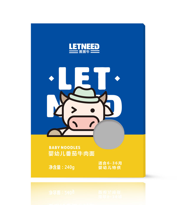 萊萊牛嬰幼兒番茄牛肉面240g