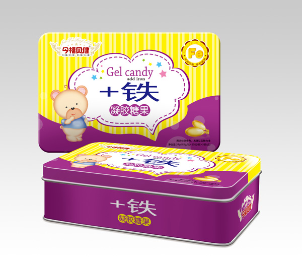 今福貝健+鐵凝膠糖果