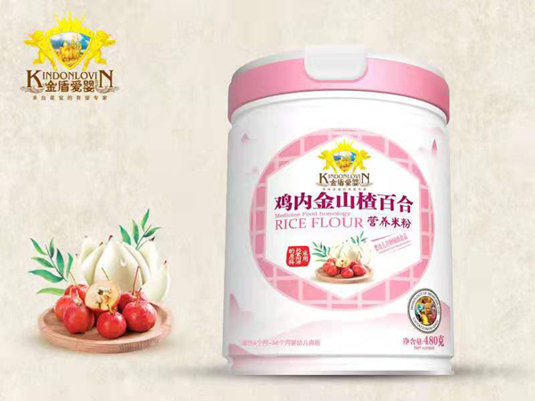 金盾愛嬰雞內(nèi)金山楂百合營養(yǎng)米粉