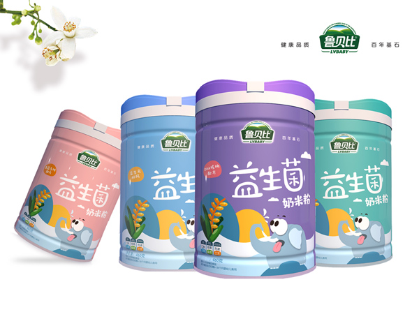 魯貝比益生菌奶米粉聽(tīng)裝系列