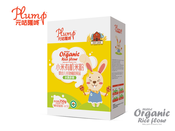 元咕隆咚小米有機米粉-水果多維盒裝