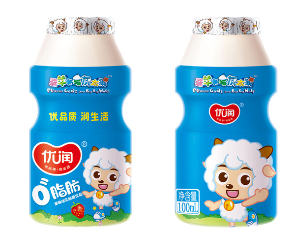 優(yōu)潤(rùn)草莓味乳酸菌飲品 100ml