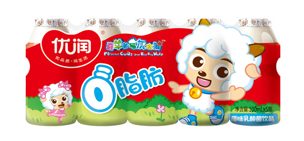 優(yōu)潤(rùn)乳酸菌飲品160ml瓶裝